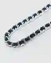 Cinturón Rock Silver Negro Sombrío Ultraoscuro Talla M Chevignon