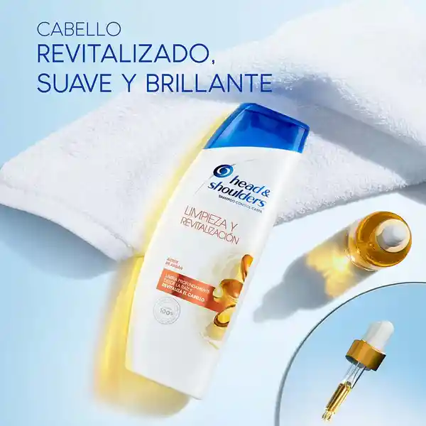 Shampoo Head Shoulders Limpieza y Revitalizacion Aceite de Argan Shampoo Control Caspa Champu Head and Shoulders 700 ml