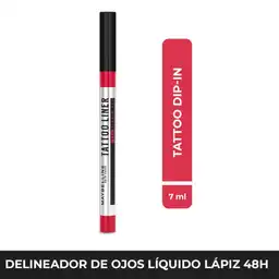 Delineador Liquido Maybelline Eye Studio Tattoo Liner 48 hrs Black