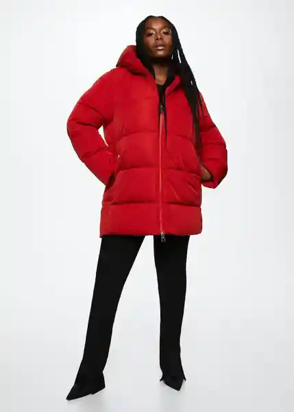 Anorak Tokyo Rojo Talla 26 Mujer Mango