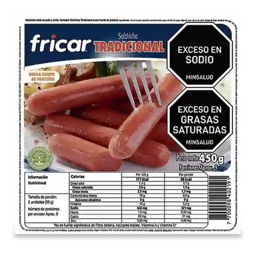Fricar Salchicha Tradicional