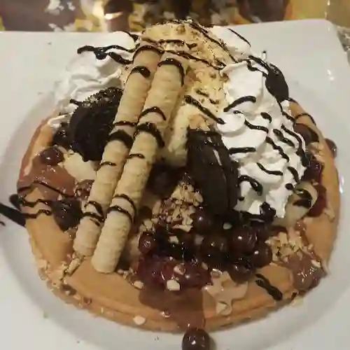 Waffle de Oreo