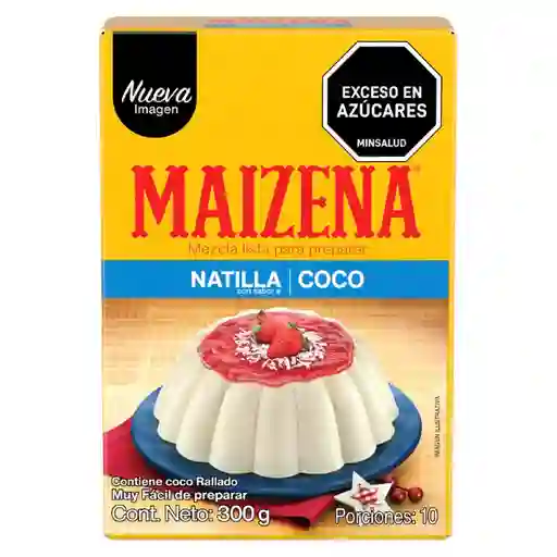 Maizena Mezcla para Preparar Natilla con Sabor a Coco