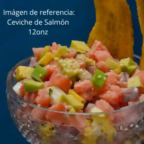 Ceviche de Salmón en Vaso 24 Oz