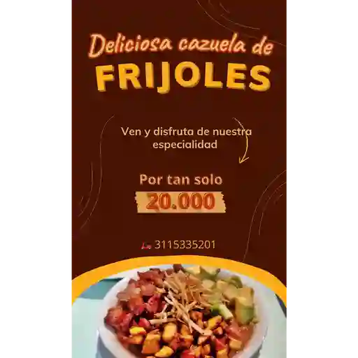 Cazuela de frijoles