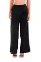 Pantalón Buena Mar-Negro XS Mercedes Campuzano