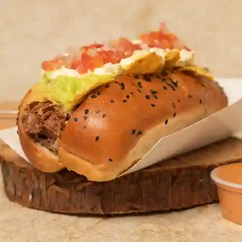 Combo perro chingón pulled pork