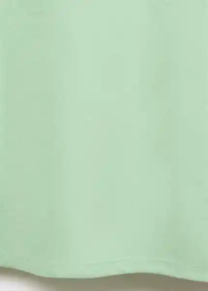 Falda Laguna Verde Pastel Talla M Mujer Mango