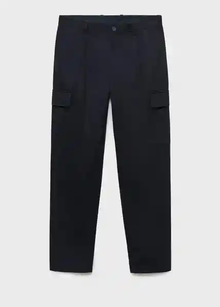 Pantalón Tampaca Navy Talla 42 Hombre Mango