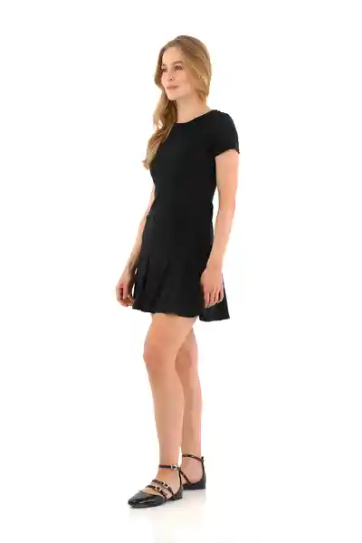 Vestido Corto Amelie Negro Talla XS Mercedes Campuzano