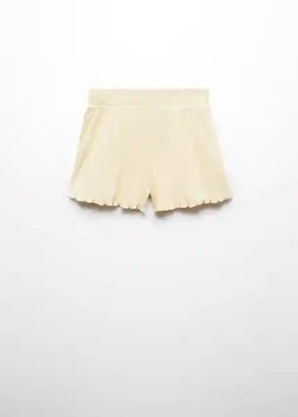 Short Jolie Amarillo Talla 12 Niñas Mango