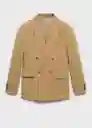 Blazer Americana Boston Beige Talla 50 Hombre Mango