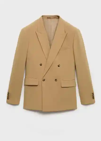 Blazer Americana Boston Beige Talla 50 Hombre Mango
