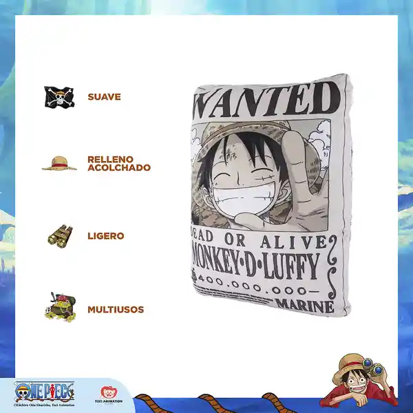 Almohada Cojín Luffy Serie One Piece Variado 16 in Miniso