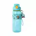 Botella Con Correa y Funda Serie Shooky Aqua 800 mL Bt21 Miniso