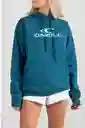 ONeill Buzo Hoodie Supreme Femenino Azul Petróleo Talla S