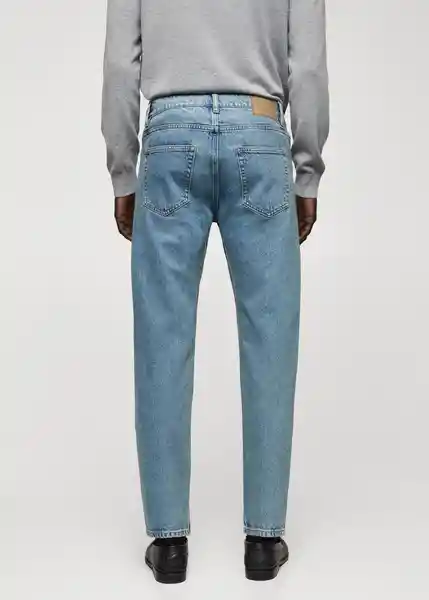 Pantalón Jean Ben Dirty Claro Talla 44 Hombre Mango