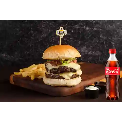 Doble 400 gr + coca cola original 400 ml