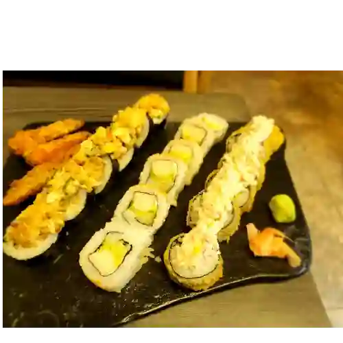 3 Sabores de Sushi + Palitos Decangrejo