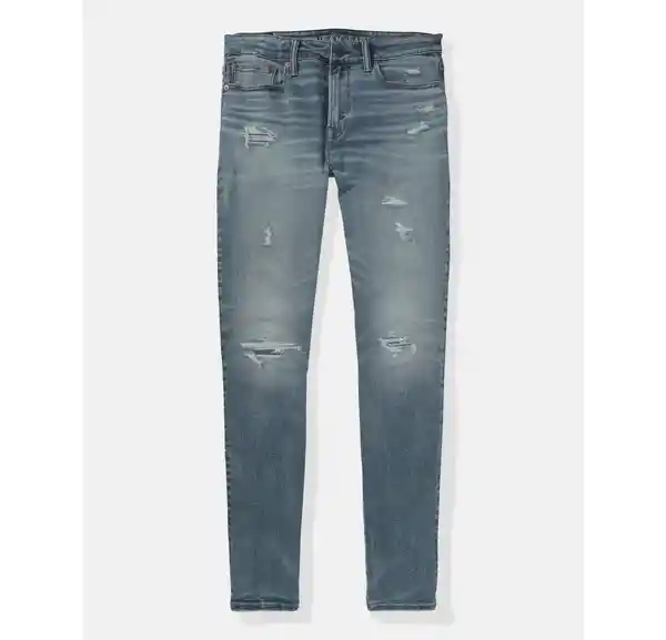 Jean Slim Hombre Azul Talla 28 x 30 American Eagle