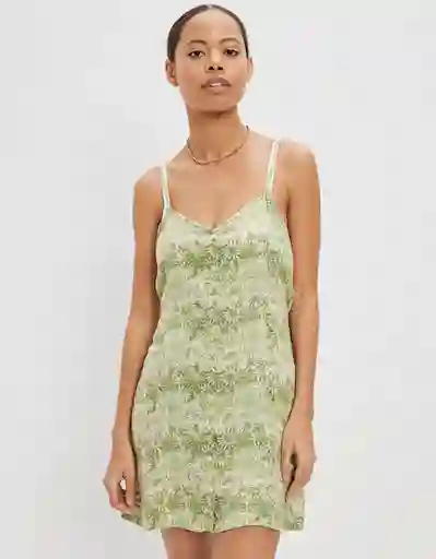 Vestido Mujer Verde Talla X-SMALL 400381940238 American Eagle