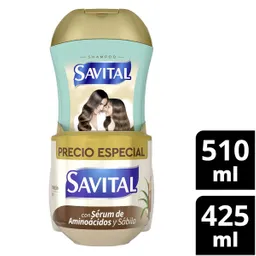 Savital Shampoo Aminoácidos y Sábila