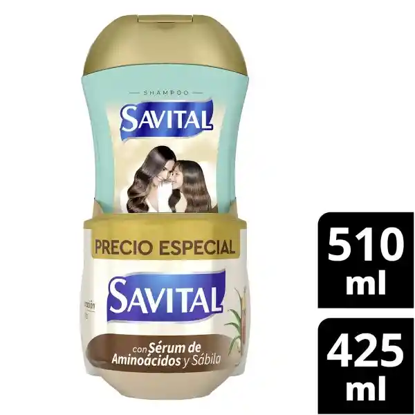 Savital Shampoo Aminoácidos y Sábila