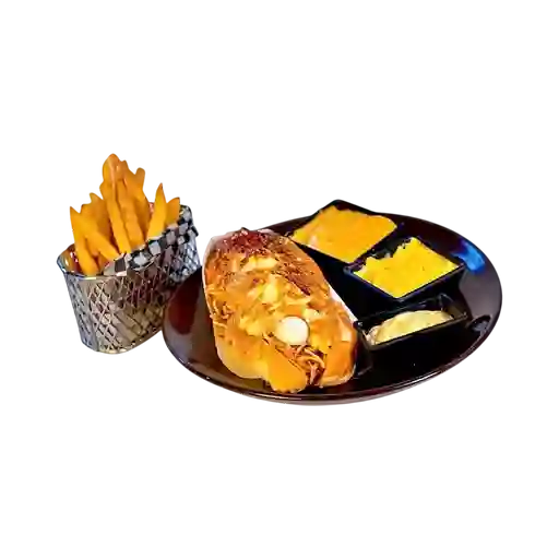 Perro caliente bogotaco