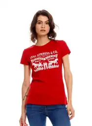 Levi's Belife Camiseta Para Mujer Rojo Talla L 197826