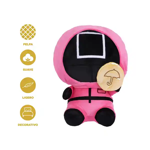 Peluche Guardia Rojo Juego Del Calamar Serie Miniso