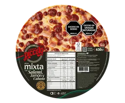 Piccolo Pizza de Carnes Congelada