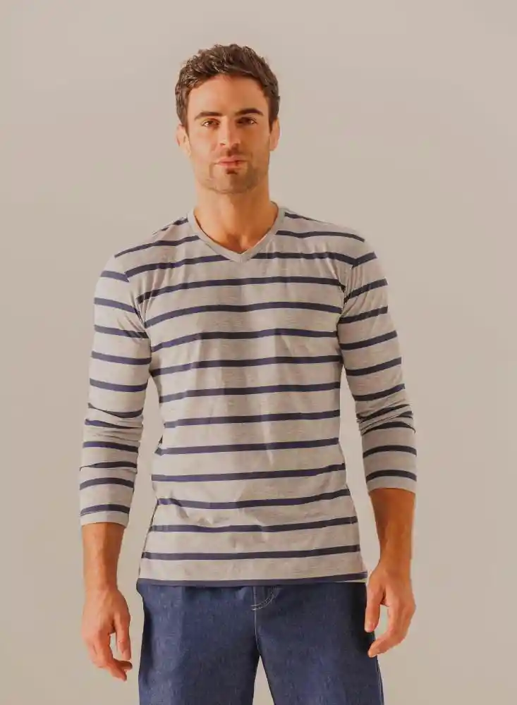 Camiseta Pijama Larga Hombre Bronzini 75410