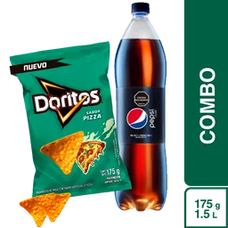 Combo Snack Doritos Pizza 175 g + Pepsi Cero 1 5L