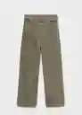 Jean Julia Khaki Talla 40 Mujer Mango