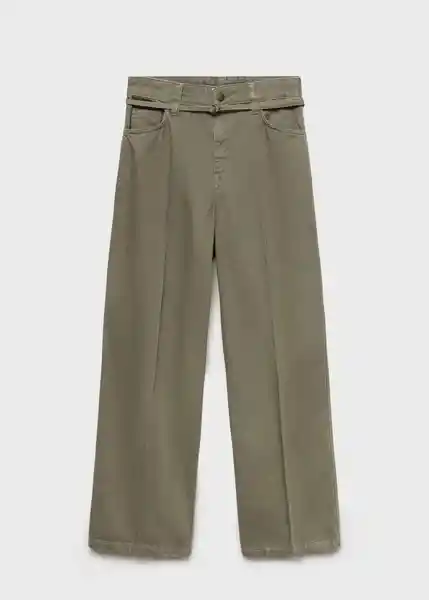 Jean Julia Khaki Talla 40 Mujer Mango