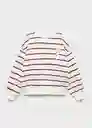 Buzo Sudadera Rayo Granate Talla 10 Niña Mango