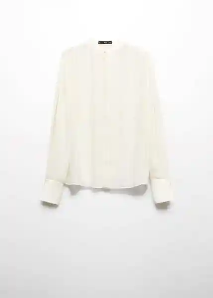 Blusa Alice Crudo Talla M Mujer Mango