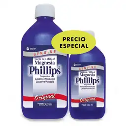 Leche Magnesia Phillips antiácido Suspensión Original 