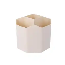 Portalápiz Giratorio de 5 Ranuras Mori Girl Beige Miniso