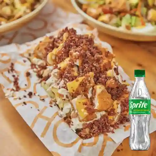 Combo Papas Chicken Fries + Sprite Original 400ml
