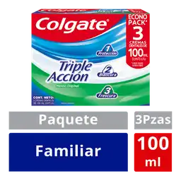 Colgate Crema Dental Triple Accion 100 mL