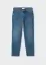 Jeans Loose Tejano Medio Talla 20 Teen Niños Mango