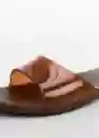 Sandalias Medusa Chocolate Talla 41 Mujer Mango