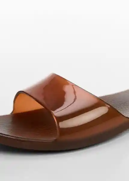 Sandalias Medusa Chocolate Talla 41 Mujer Mango