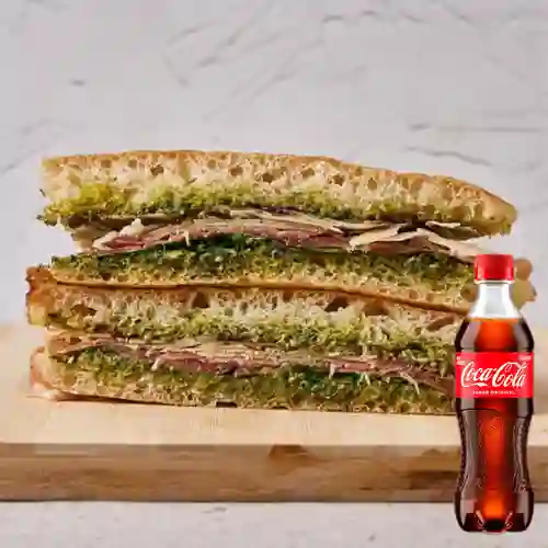 Combo Sándwich Piacere Di Pesto +Cocacola Orig 400ml