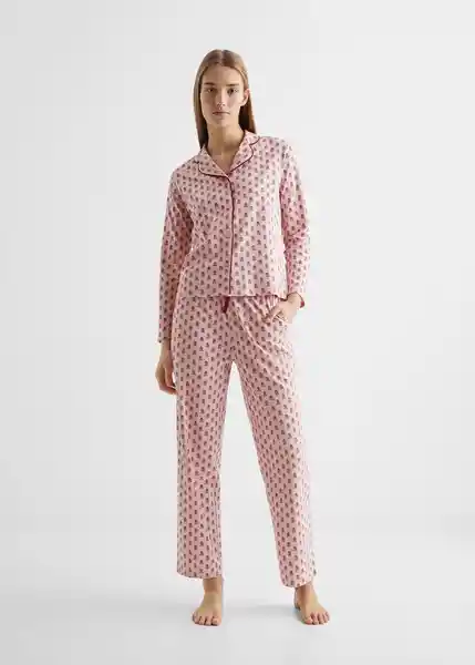 Pijama Sello Rosa Palo Talla 20 Mango Teen Girl Mango