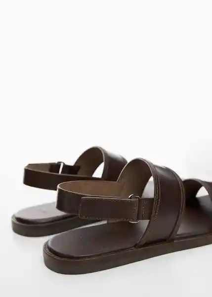 Sandalias Romana Chocolate Talla 46 Hombre Mango