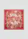 Pañuelo Bloom Rojo Talla 99 Mujer Mango