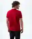 Camiseta Hombre Rojo Talla S 800G002_ROJ191758 Americanino