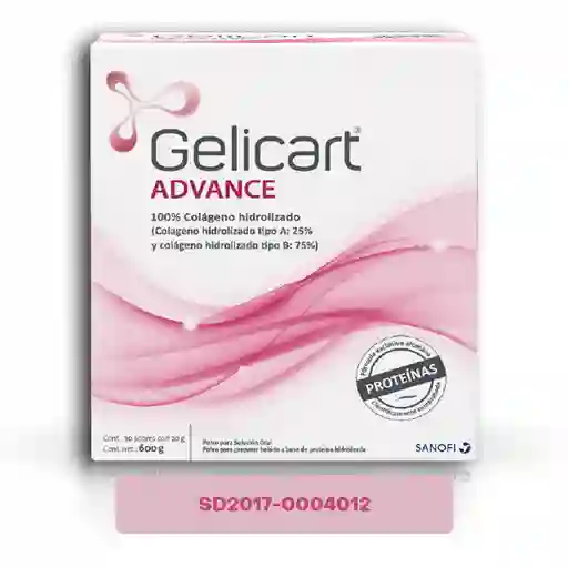 Gelicart Suplemento Dietario Colágeno Hidrolizado Advance